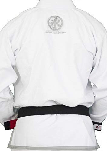 Keiko Sports BJJ Kimono Jiu Jitsu, Unissex Adulto, Branco, A2