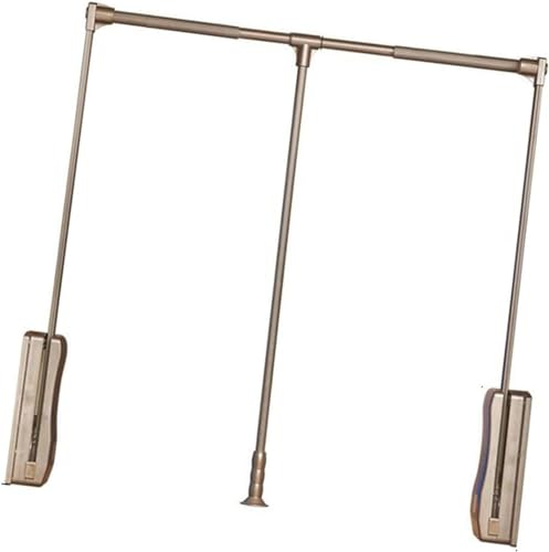 Tringle de placard robuste et rétractable pour suspendre les vêtements dans un dressing - 2