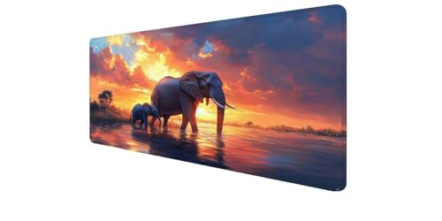 Mouse pad XXL antidérapant 1200x600 pour éviter les glissements de clavier sur le PC