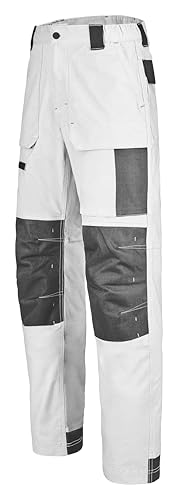 Pantalon Access Stretch Lafont blanc et noir en taille M FR 46