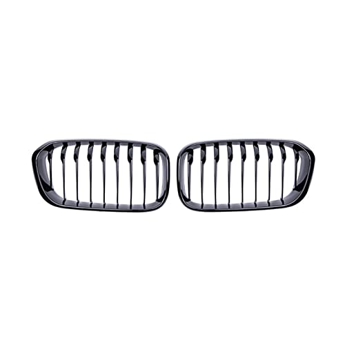Parrilla delantera para F20 y F21, rejilla de riñón negro brillante 2015-2018