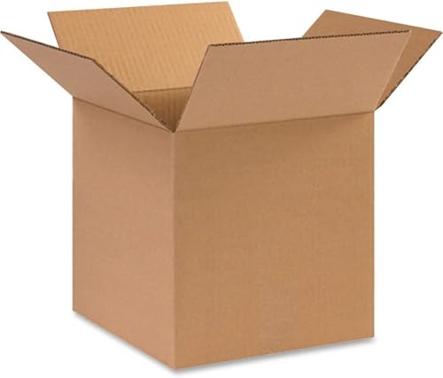 Image of BOX USA Cube Shipping Boxes 12 inchL x 12 inchW x 12 inchH (25-Pack) - Corrugated Cardboard Box for Moving, Mailing, Packing, Packaging and Storage