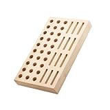 Planificador de herramientas de joyería de roble multiusos para estampar moldes y materiales de manualidades, planificador de madera natural