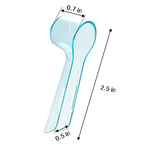 Toothbrush Covers For Oral-B Electric Toothbrush, Electric Toothbrush Replacement Heads Cover For Travel Toothbrushes, Brush Protection Cover For Home (6 Pcs, Blue) #TOP1