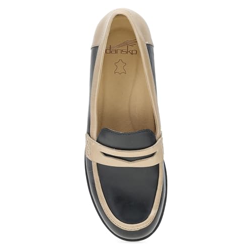 Image of Dansko Danica Heeled Loafer for Women - Waterproof Leather with Rubber Outsole and Leather Stacked Heel for Long-Lasting Style in Any Weather
