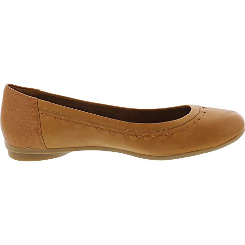 Cobb Hill Womens Maiika Ballet Flat, Tan, 8 Wide Us #TOP1