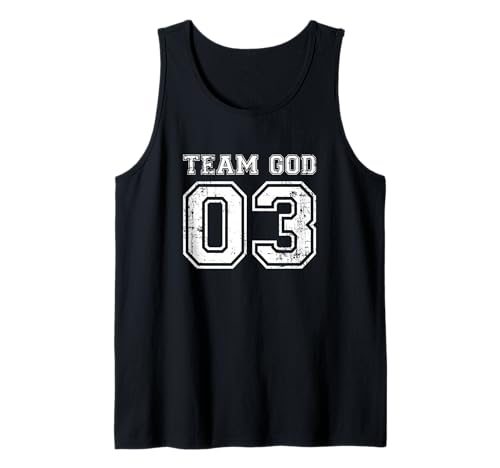 Team God 03 Christian Faiht Trikot Tank Top