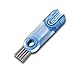 3-in-1 Multifunktionale Reinigungsbürste, Spaltreinigungsbürste, Wasserflaschen-Reinigungsbürste, Tassendeckel-Reinigungsbürste, Reinigungswerkzeuge (Blau)