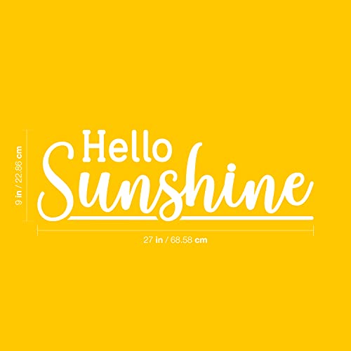Vinilo Decorativo de Pared - Hello Sunshine - 9" x 27" miniatura 3