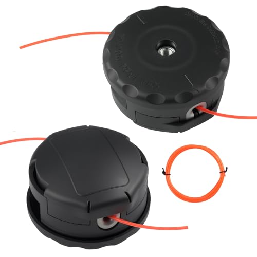 2 Pack String Trimmer Head Fits Echo SRM-225 SRM-230 SRM-210 SRM2100 PAS210 PAS211 PAS225 PAS230 PAS260 Shindaiwa T195S T220 T222 T230 T231 Straight Shaft Trimmer & Weed Eater