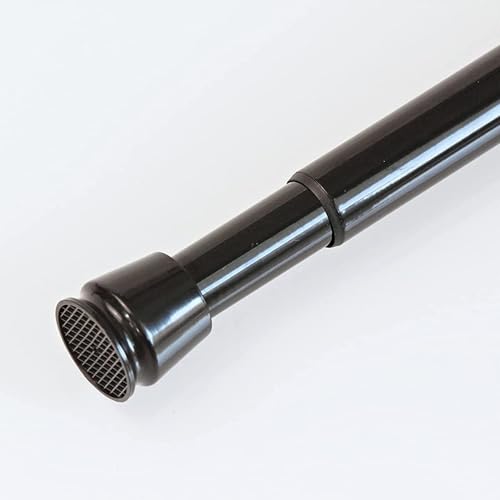 Tinycurtains Teleskopstange Schwarz Glänzend 111-200 cm