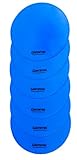 Gamma Court Spots, 10 inch Markers for Training and Drills, All Sports and Activities, Durable and Easy to Clean, 6-Pack Blue