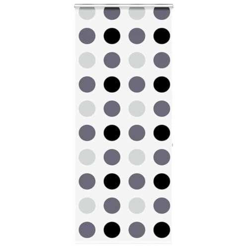 vidaXL Duschrollo mit Kassette 100x240 cm Stoffbreite 96 cm, Duschvorhang, Badewannenvorhang, Seitenzugrollo, Dusche Rollo, Badewannenrollo