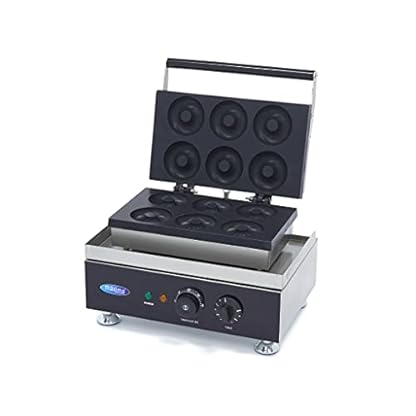Maxima Gastro Donut Maker - 6 Donuts - Ø8 cm - mit Eingebauter Timer