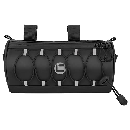 Wotow Bike Handlebar Bag Waterproof - Bicycle Handlebar Bag With Large Reflective Area & Strips, Bike Front Pouch With Waterproof Zipper Shoulder Strap Removable Straps For Cycling  thumb #7