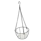 Apparence élégante : l'aspect élégant et de ce panier de jardinière suspendu améliore l'attrait esthétique de votre espace, le rendant et plus beau, support de pot de fleurs, panier suspendu de fleurs artificielles