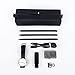 Comfyable Small Toiletry Bag for Men, Slim Mini Toothbrush Case, Mini Dopp Kit Bag for Electronics, Tech, Gym, Water-Resistant Essentials Pouch, Black