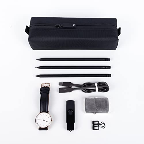 Comfyable Small Toiletry Bag for Men, Slim Mini Toothbrush Case, Mini Dopp Kit Bag for Electronics, Tech, Gym, Water-Resistant Essentials Pouch, Black by Comfyable - Image 5