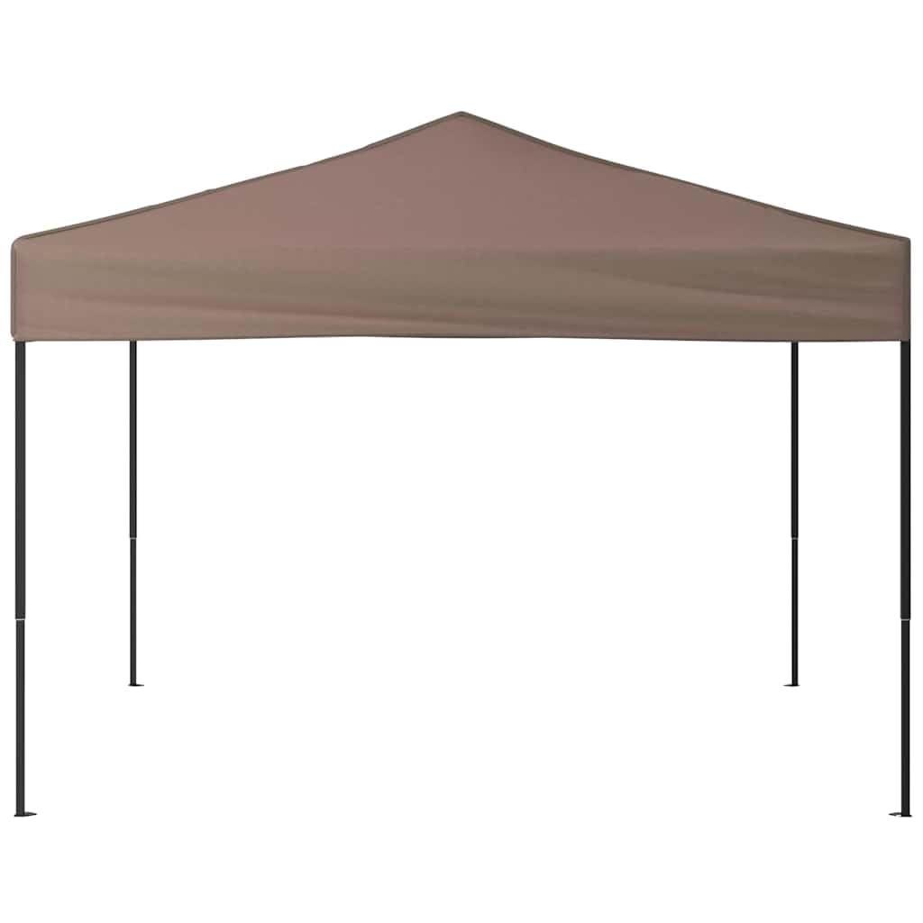 Carpa plegable para fiestas de jardín de 3 x 6 m, color negro con marco de acero