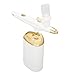 Mrisata Oxygen Facial Airbrush Portable Makeup Skin Care Nano Mist Sprayer Device with Adjustable Atomization for Beauty Salon Home Use ABS Material 5ml Liquid Cup (White Set)