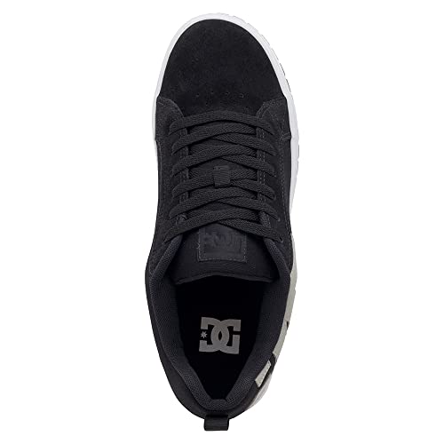 Tênis DC Shoes Court Graffik TX  Black Grey White