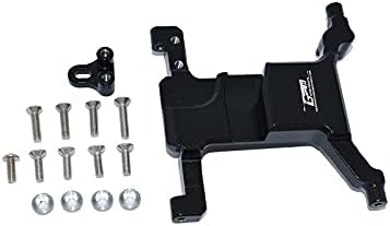Aluminum Servo Mount For Axial 1:10 SCX10 III Jeep Wrangler AXI03007 / Jeep Gladiator AXI03006-15Pc Set Black