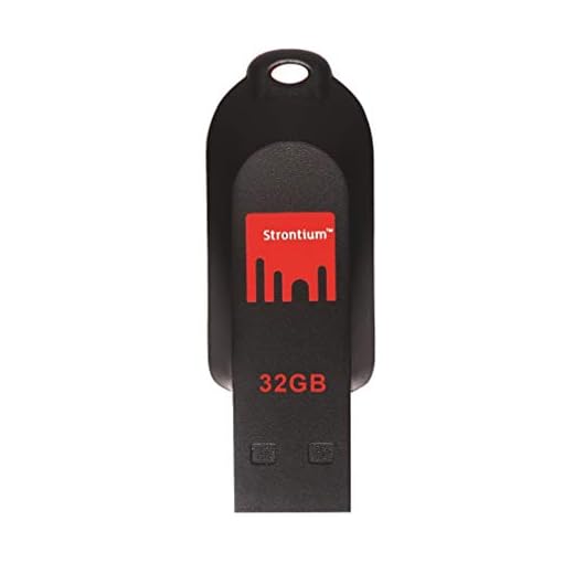 Strontium Pollex 32GB Flash Drive (Black/Red)
