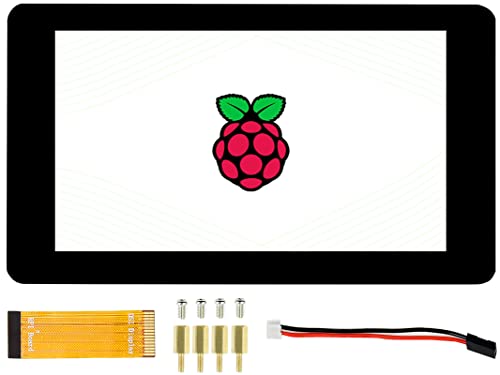 Image of waveshare 7inch DSI LCD 800x480 for Raspberry Pi 4B /3B+ /3A+ /3B /2B /B+ /A+ and Compute Module 4 /3+ /3, 800x480 Capacitive Touch Screen Monitor