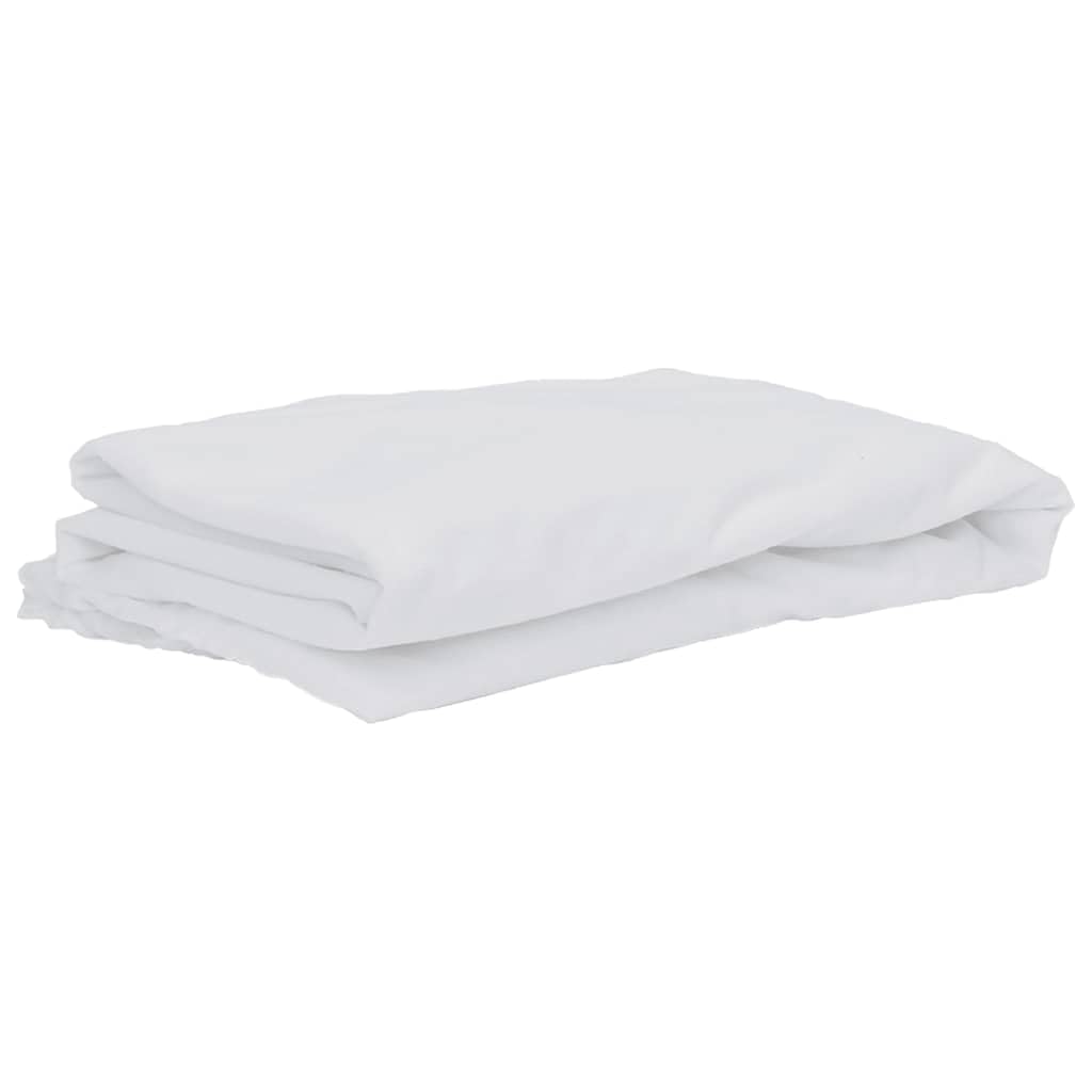 Matratzenschoner 160x200 cm wasserdicht, atmungsaktiv, flüssigkeitsabweisende Matratzenauflage mit elastischem Saum, weiß
