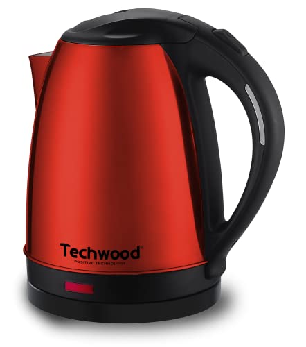 Edelstahl Akku-Wasserkocher 1,8L TBI-1855 TECHWOOD, Red