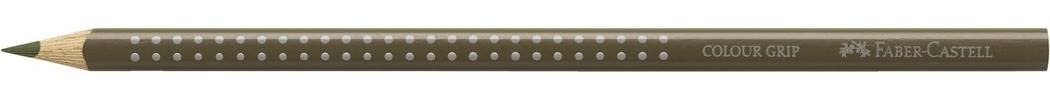 Faber Castell 112473 "Colour GRIP Crayon, Olive Green/Yellow