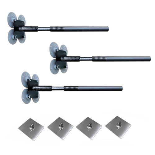 Blazea Wing Chun Dummy 3 PCS Spring Pile Hands Wall Mounted, Household Wing Chun Training Equipment with Accessories, Portable Martial Arts Training Dummy Arms