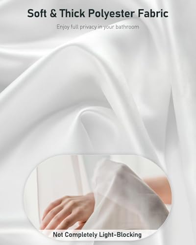 Rideau de douche polyester imperméable séchage rapide pour baignoire double 200x200 cm - 4