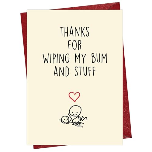 Cheerin Funny Fathers Day Card with Envelope - Hilarious Birthday Cards for Dad from Daughter, Son, Wife - Anniversary Notecard Gift for Husband, Papa, Granddad - Happy Bday Cards 5x8 Inch