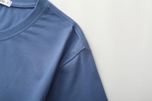 Image of KLIEGOU Men's 100% Cotton Longline T-Shirt, Pre-Shrunk Soft