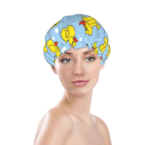 Bonnet de cheveux imperméable double couche pour éviter les frisottis - 4