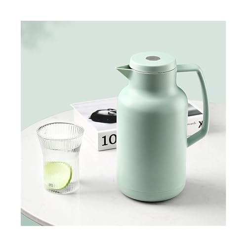 XZDEAIR Termo Aislante de Gran Capacidad de 1 l con Revestimiento de Vidrio, hervidor de Agua Caliente para el hogar con Calor persistente y Mango ergonómico