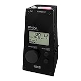 KORG(コルグ) メトロノーム KDM-3 BK ブラック 個人練習 パート練習 アンサンブル練習に最適 大音量 120時間連続稼働 軽量 コンパクト 持ち運び