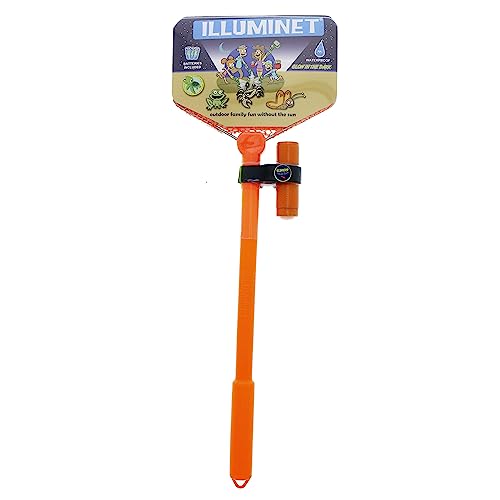 ILLUMINET Beach Toys for Kids - Ghost Crabbing Kit - Crab Net - Beach Toy Nets - Bug Catcher Kits - Critters - Youngster Fishing Fishnet - Butterfly Catching - Insects - Ghost Shrimps - Orange