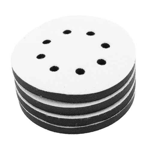 PRETYZOOM Professional Grade Orbital Sander Pads Pack Soft Sponge Sanding Discs Fine Grit Non-Slip Loop for Easy Installation