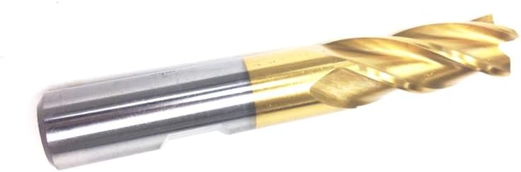 HHIP 5828-0751 3/4 x 3/4" 4 Flute TiN Single End Center Cut End Mill