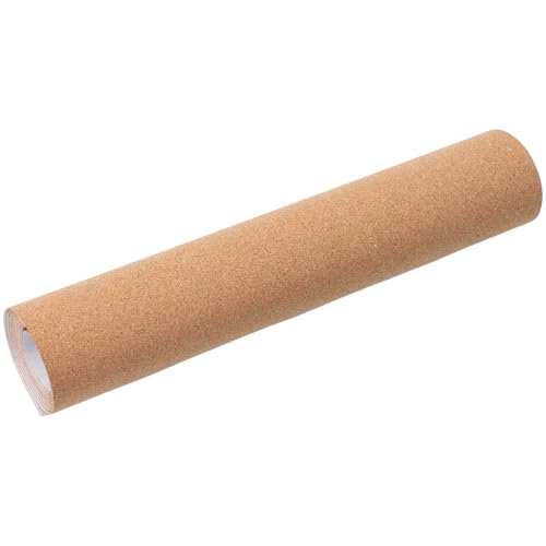 KHBUAB Rollo de Corcho Autoadhesivo Grueso 240x40 Cm, Lámina de Corcho para Pared, Tablón de Anuncios Resistente para Oficina, Hogar y Escuela, Material Versátil para Manualidades