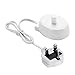 Price comparison product image Electric Toothbrush Charger for O-ral B, UK Electric Toothbrush Replacement Charger Base Compatible with O-ral B Type 3757 Charging Base with 1.5M Cable, UK 3 Pin Plug Toothbrush Charger