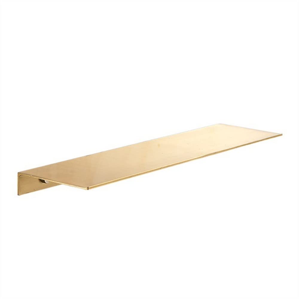 Ruiseawing Shower Shelf Racks Toilet Storage Rack Brushed Gold Bathroom Tray Wall Hanging Punch-Free Bathroom Cosmetics Storage Rack