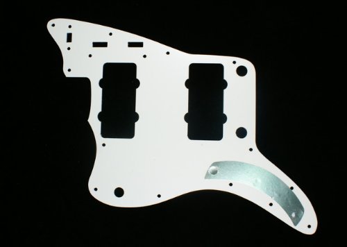 (B03) Custom Guitar Pickguard Fits Jazzmaster ,3ply White