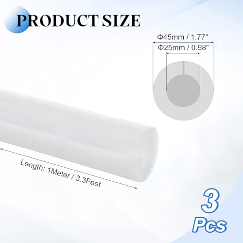 Tuyau gelé solution avec ce tube isolant en mousse de 2,4 cm - 3