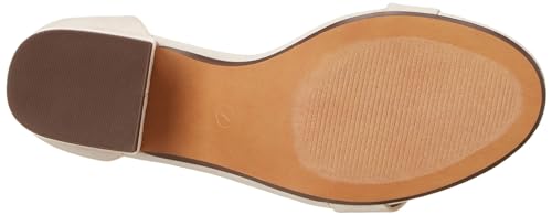 Image of Amazon Essentials Women's Two Strap Heeled Sandals with Adjustable Ankle Strap, Padded Memory Foam Insole