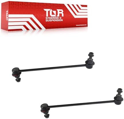TOR Front Suspension Stabilizer Bar Link Pair Replacement For Chevrolet Equinox GMC Terrain Honda Pilot Acura MDX Odyssey ZDX - Left Right Side (Driver Passenger) KTR-100814