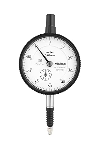 Indicador de dial DG Mitutoyo 2046AB-60 rango 0-10 mm graduación 0.01