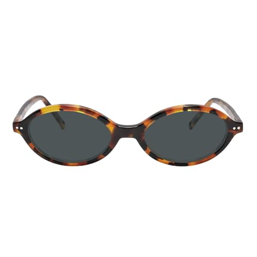 TIJN Olisa Retro Oval Sunglasses for Women Men,Polarized UV Protection Shades,Stylish Frame Sun Glasses,2025 Trendy Sunnies